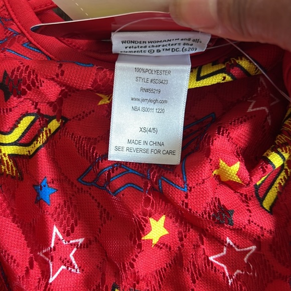 Girls Wonder Woman Dress - Picture 3 of 7
